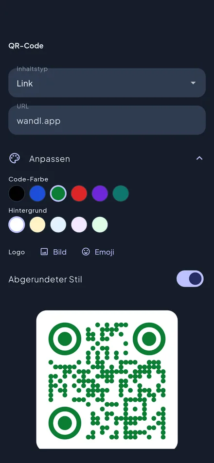 Wandl – QR-Code erstellen und gestalten