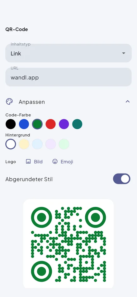 Wandl – QR-Code erstellen und gestalten