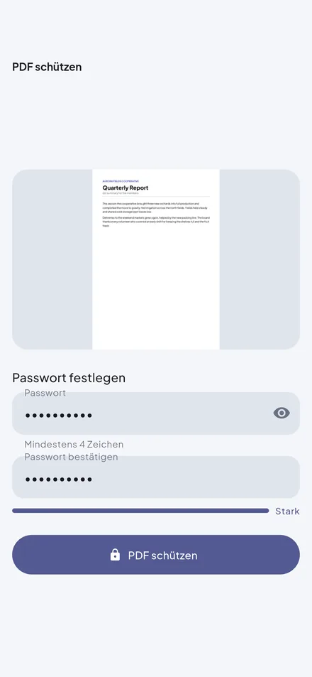 Wandl – PDF mit Passwort schützen